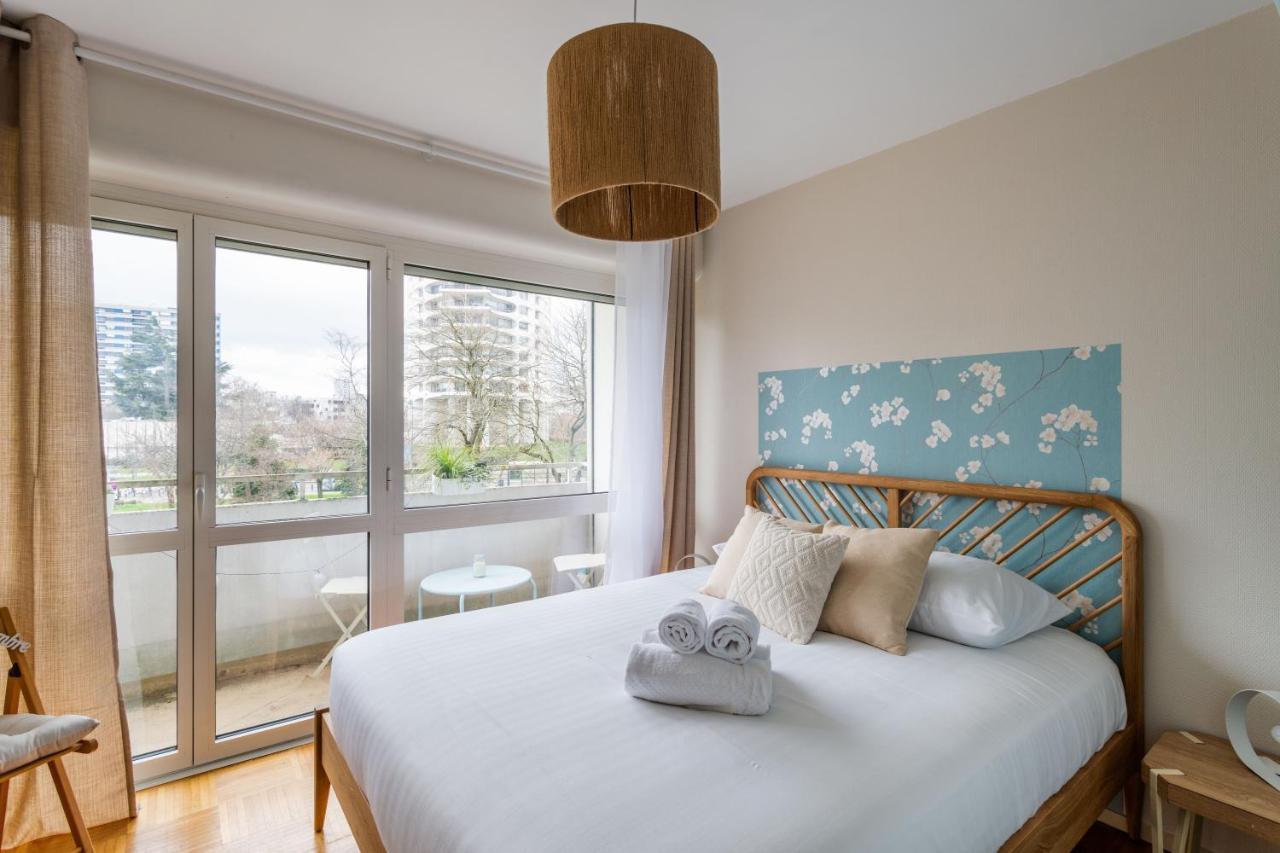 ROSA, Confortable 2 chambres avec parking dans le centre Rennes Extérieur photo