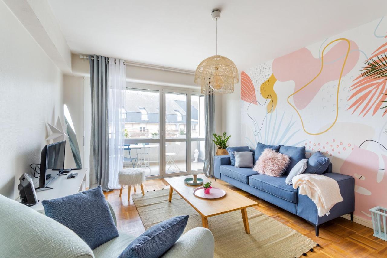 ROSA, Confortable 2 chambres avec parking dans le centre Rennes Extérieur photo